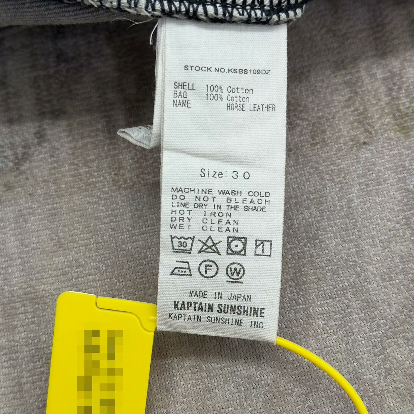 KAPTAIN SUNSHINE 5P Straight Cut Jeans