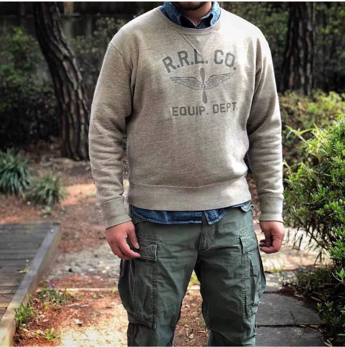 RRL Early Field Station Vintage Sweatshirt