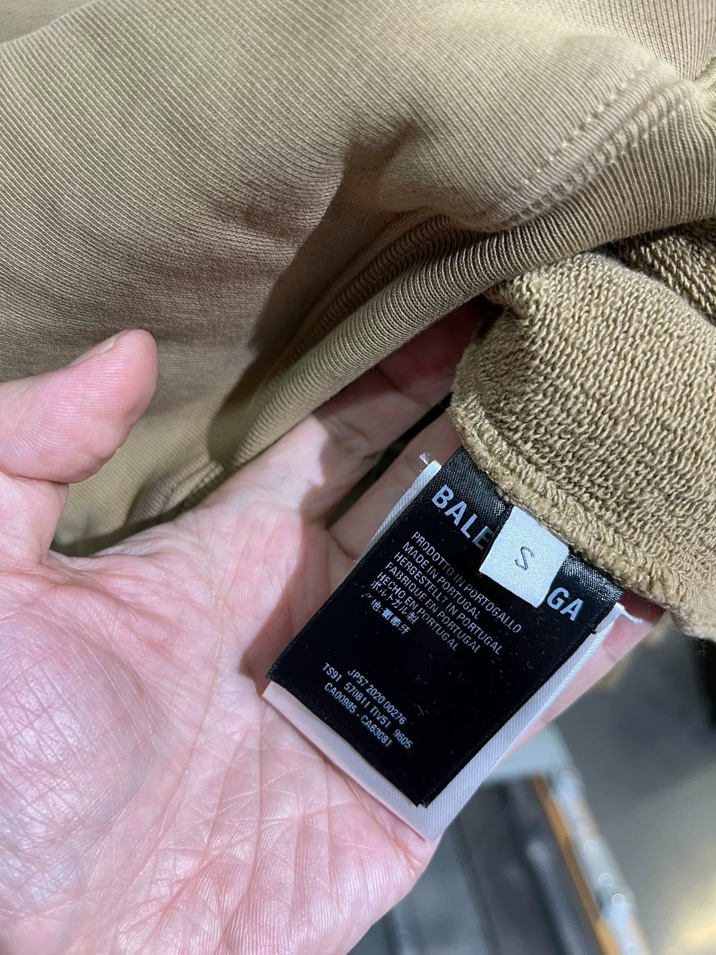 Balenciaga Beige Mailbox Hoodie S