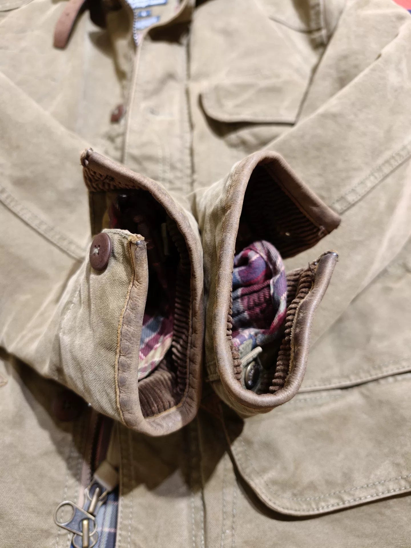 RRL Distressed Canvas Safari Jacket