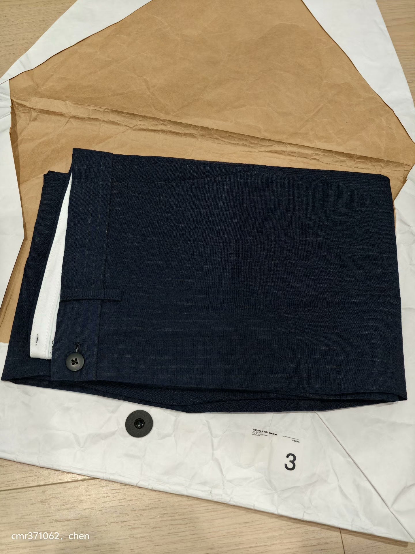 VISVIM 22SS STETSON SLACKS SANTOME