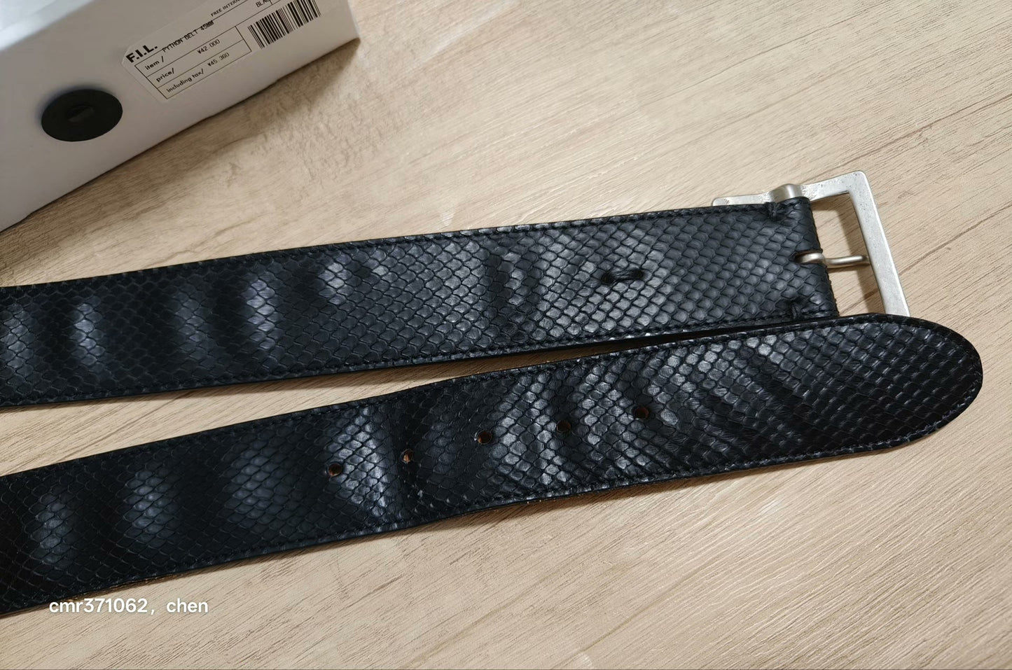 visvim 18ss Python Belt 45mm