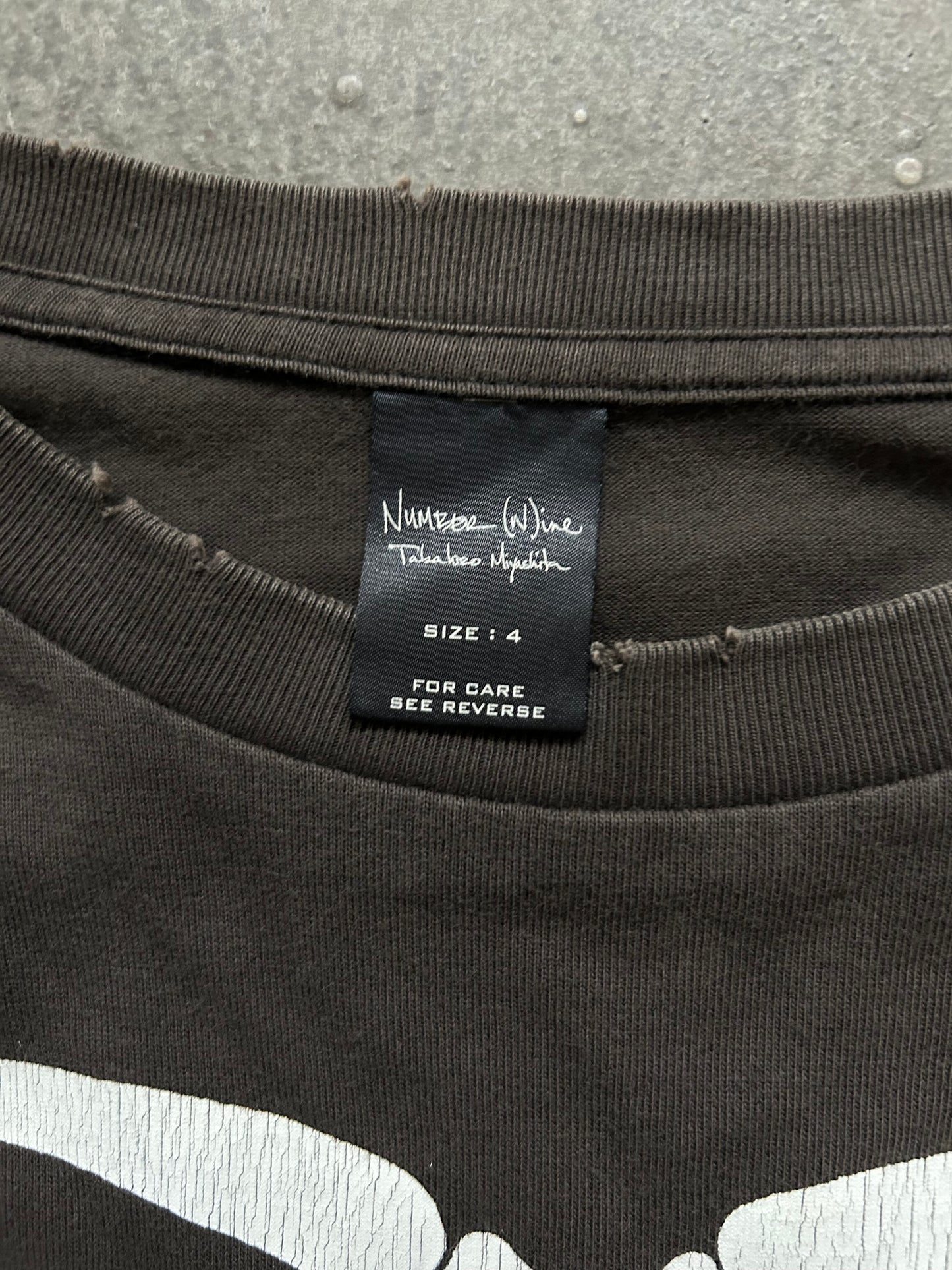 skeleton print long sleeve shirt