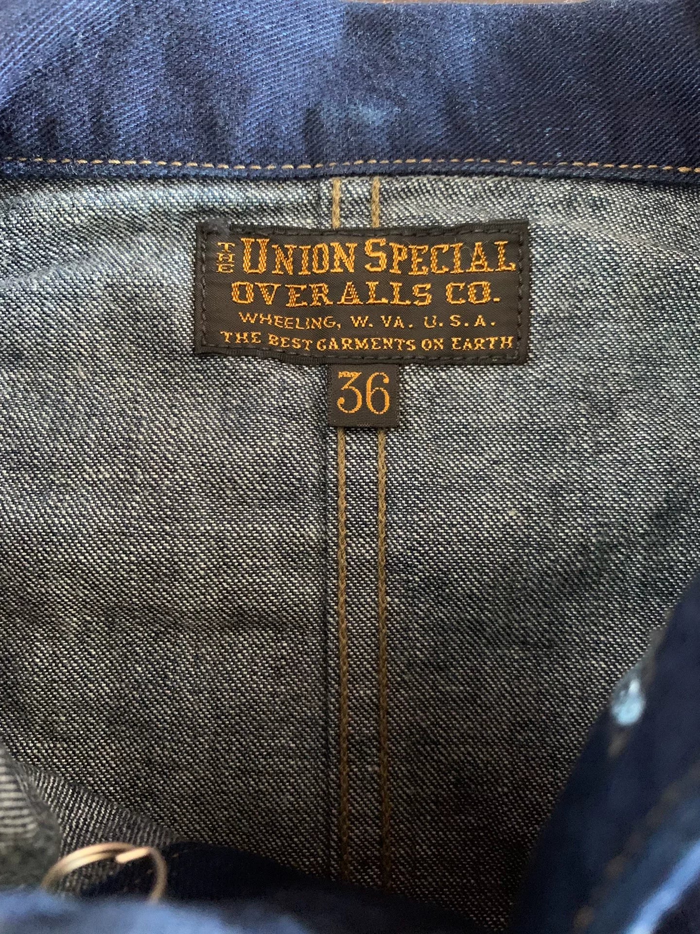 yard master indigo work jacket