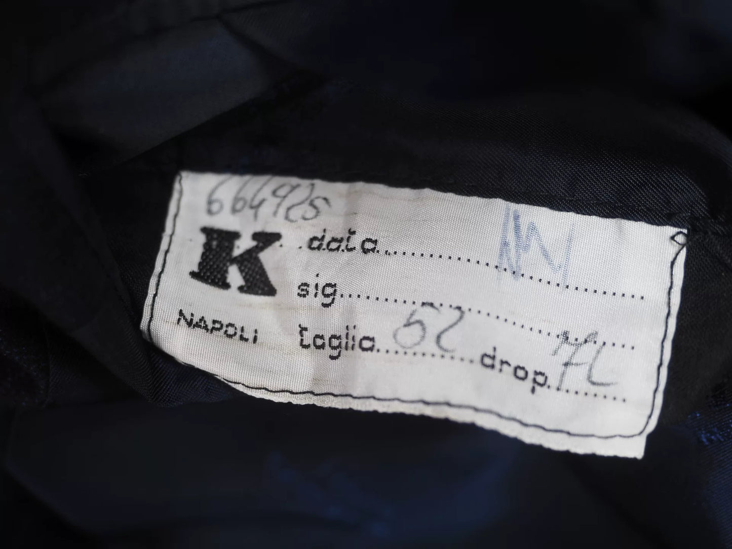 navy wool blazer by kiton