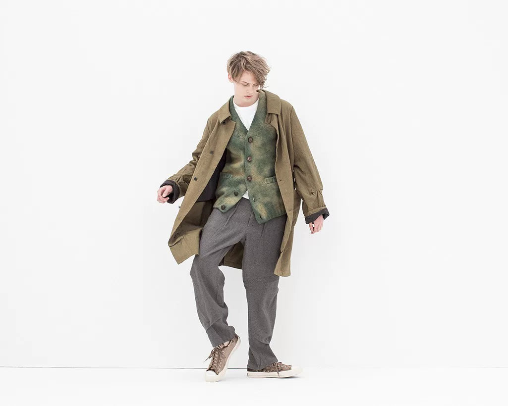 visvim 18aw ayres coat in olive