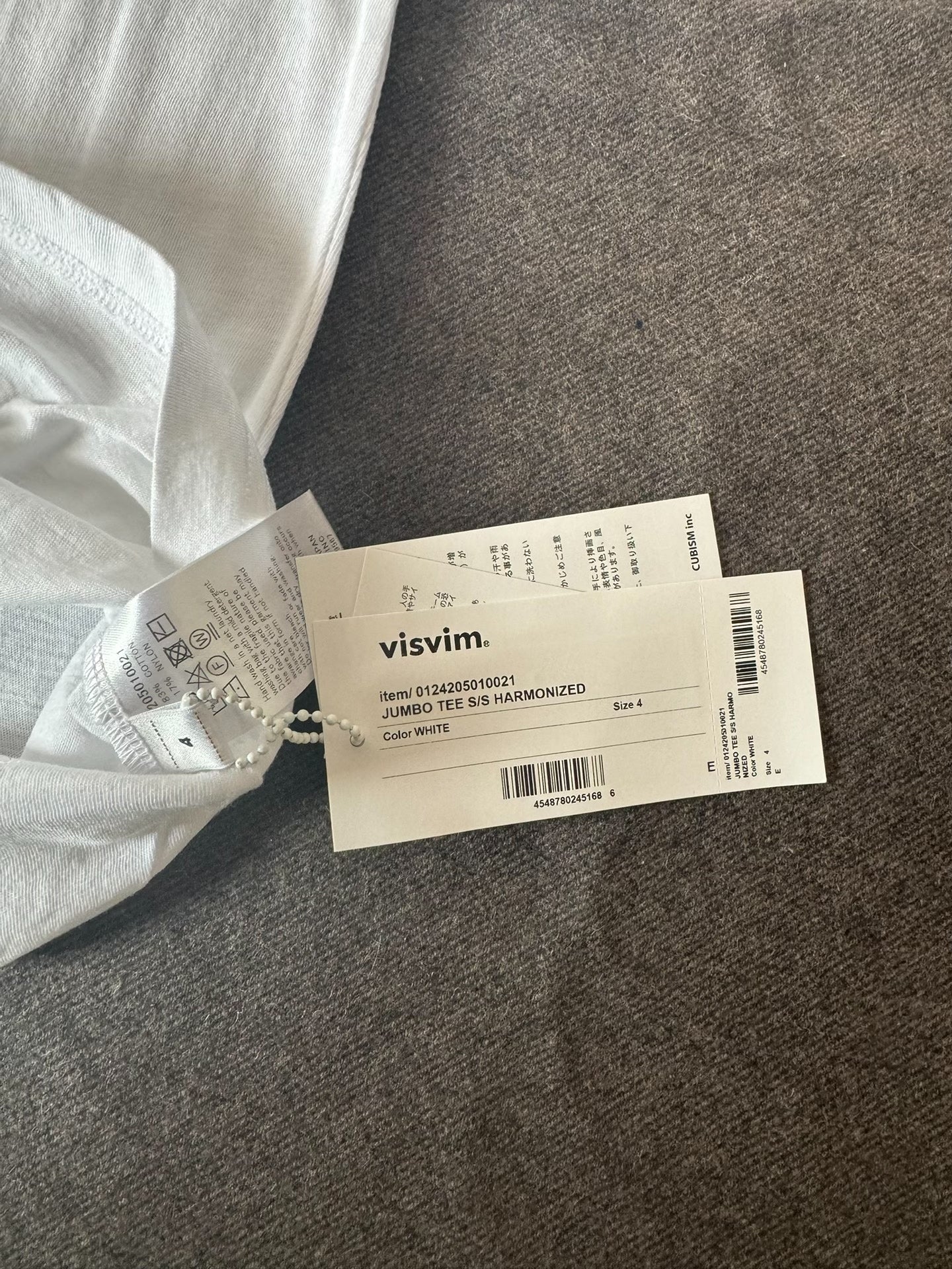 VISVIM 24AW JUMBO TEE S/S HARMONIZED