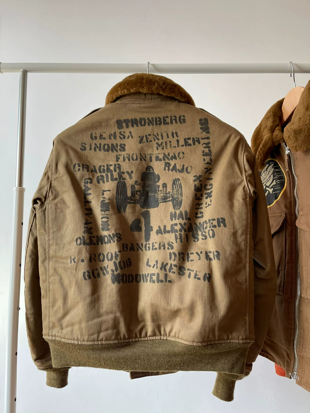 freewheelers b-10 special edition bomber jacket