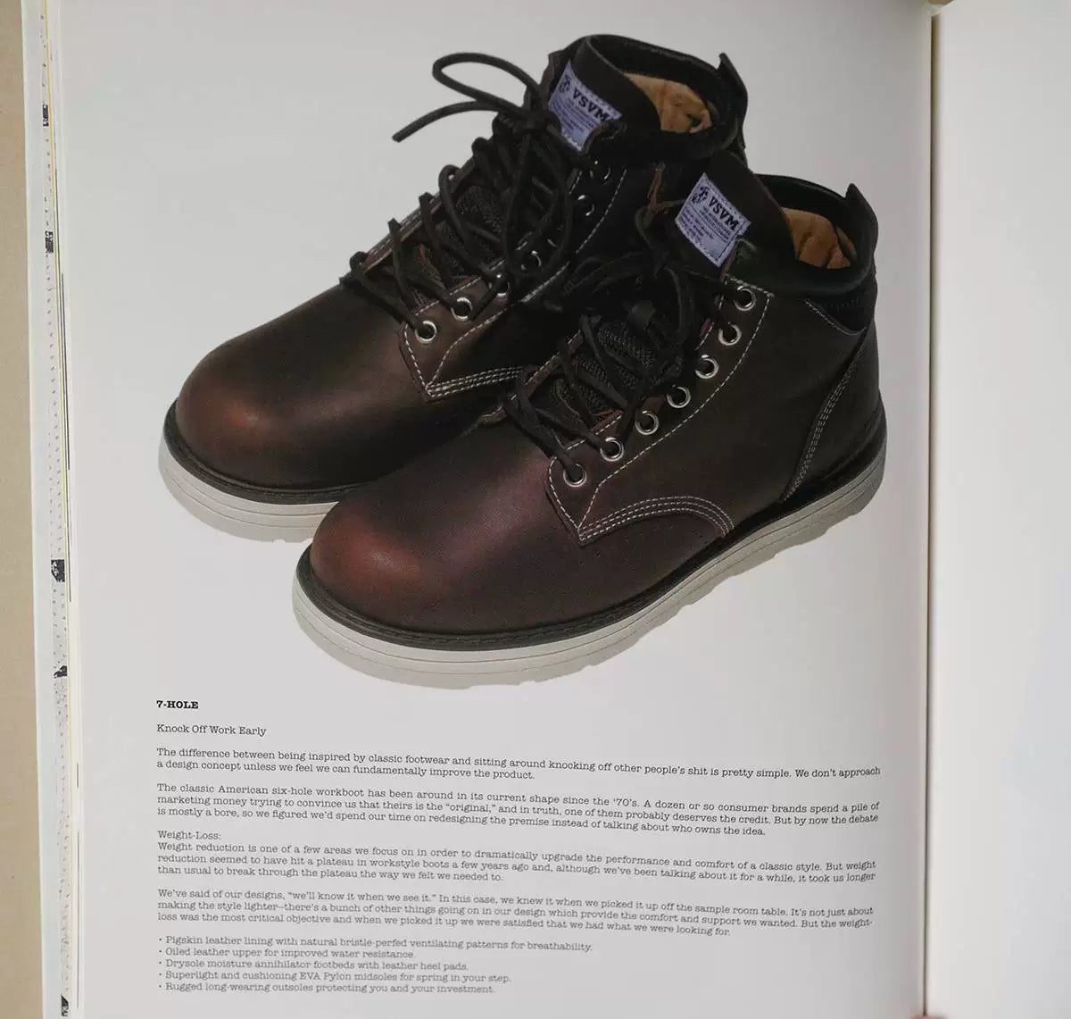 visvim 07ss type 7hole boots in brown