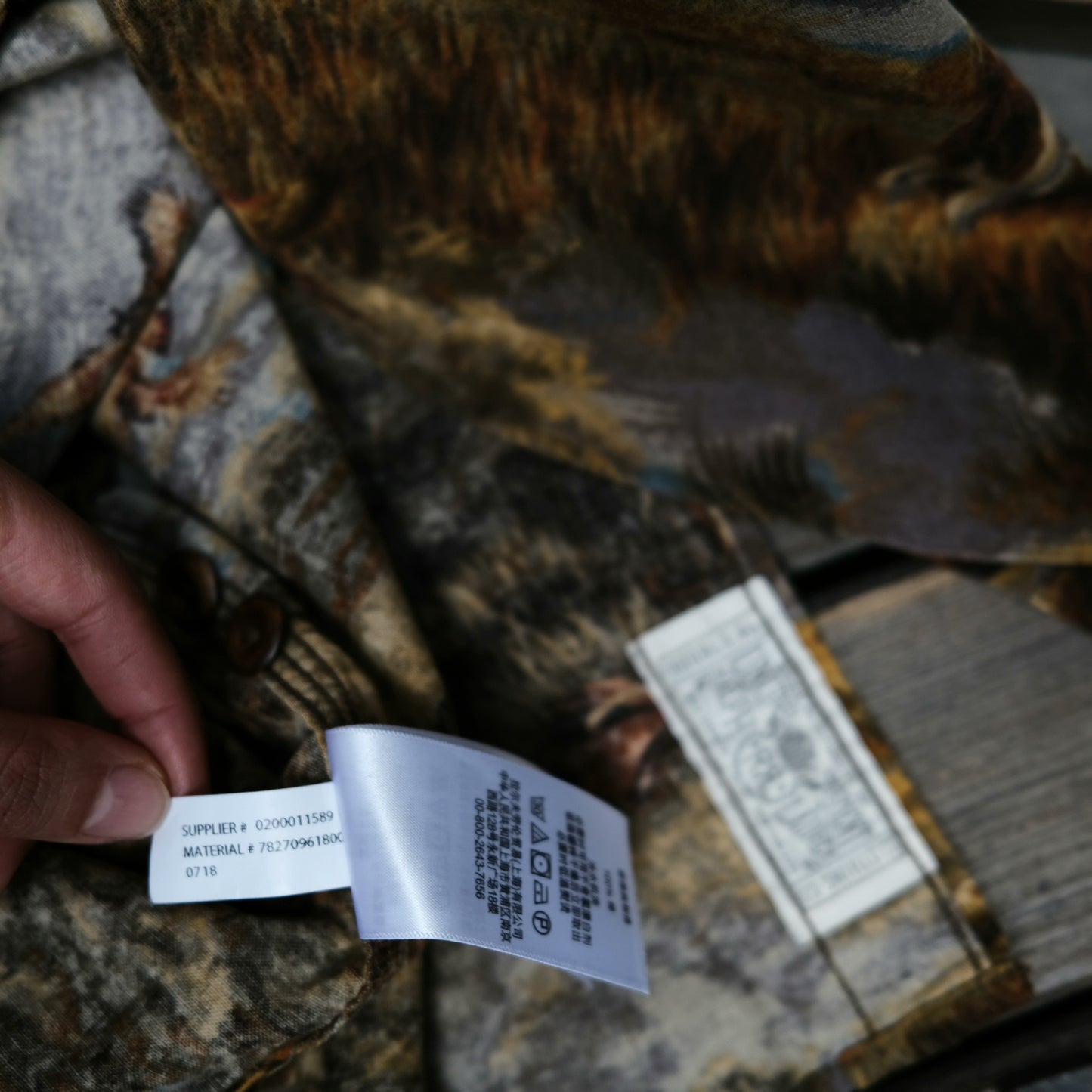 RRL Vintage Duck Hunting Work Shirt