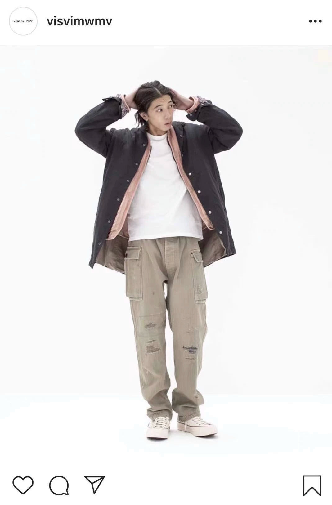 visvim blackbird coat n.d mud-dyed jacket
