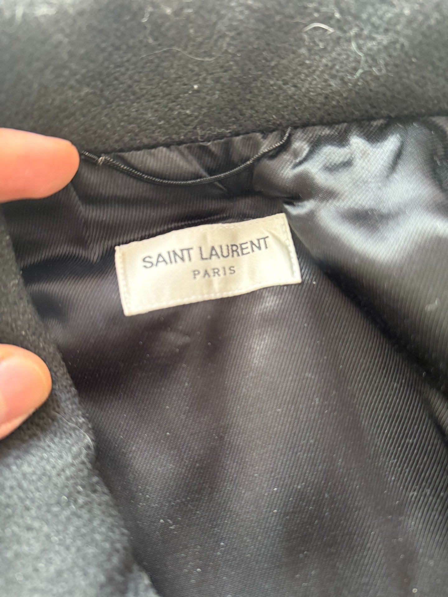 Saint Laurent Black White Striped Jacket