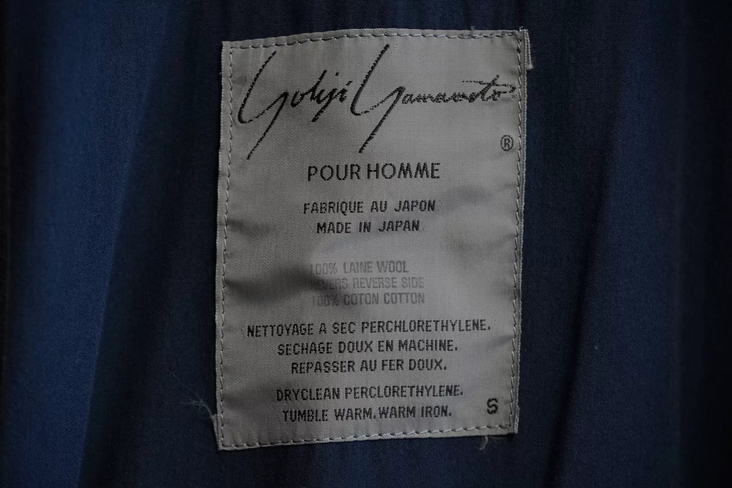 Yohji Yamamoto Double-Sided Knit Jacket