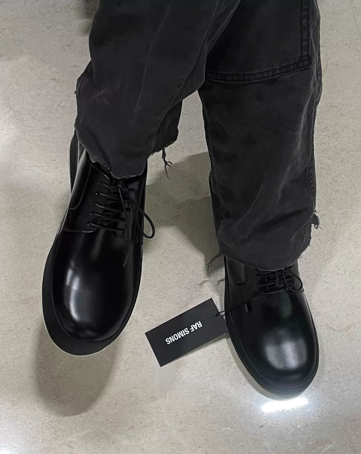 Raf Simons 23SS Round Toe Derby