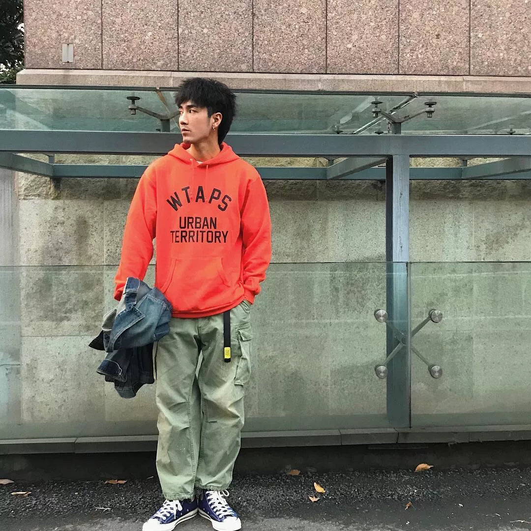 WTAPS Logo Sweatshirt - Urban Territory Red