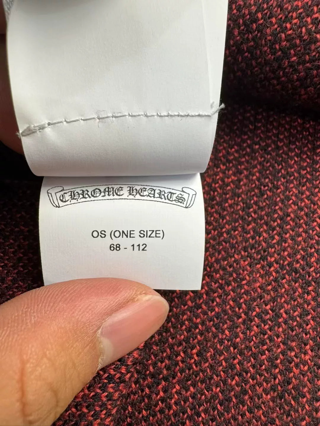 Chrome Hearts Red Cross Vine Sweater