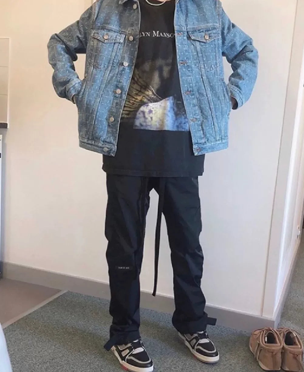 full print denim jacket by 1017 alyx 9SM