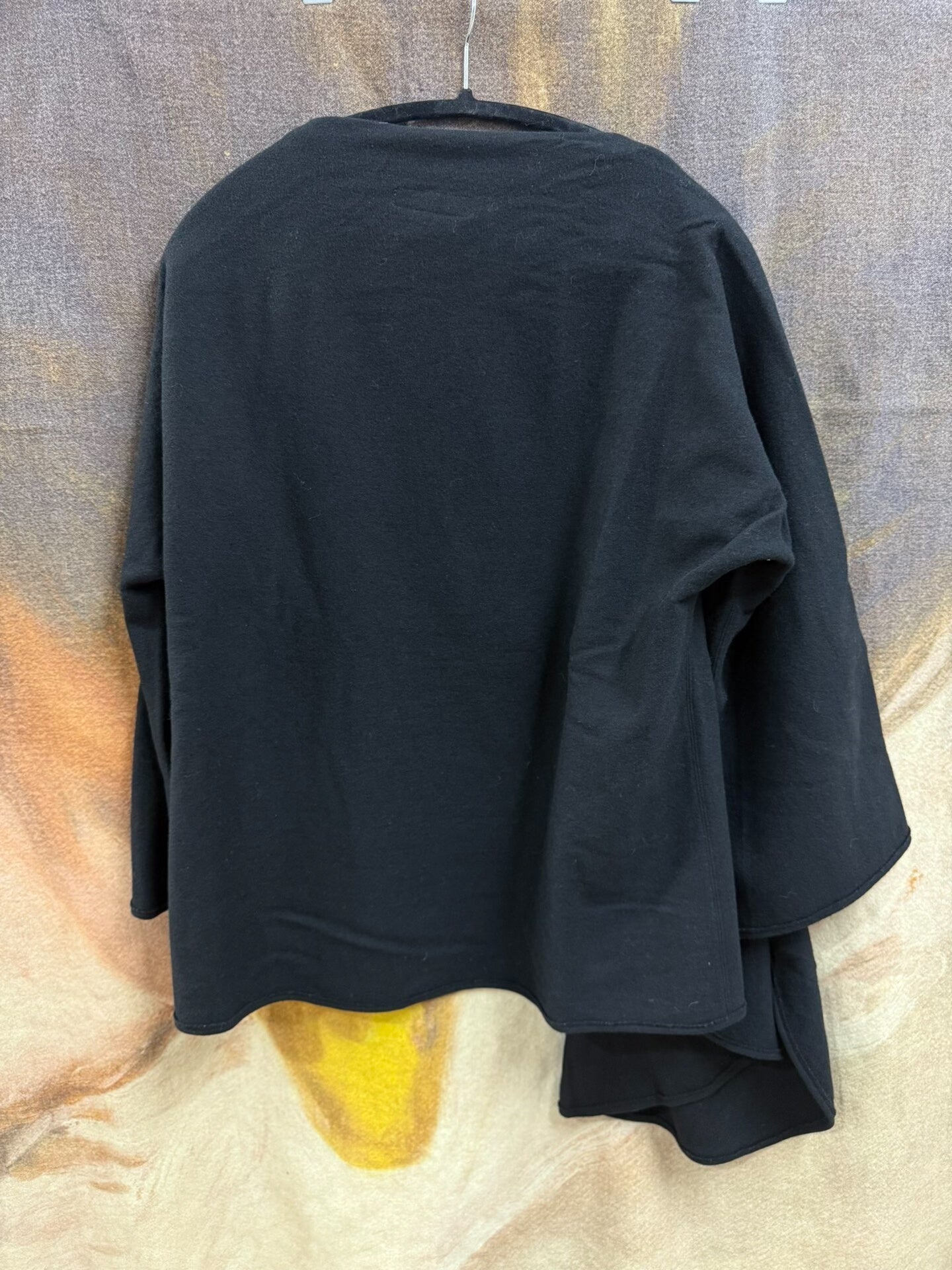 yohji yamamoto wool cape jacket unisex