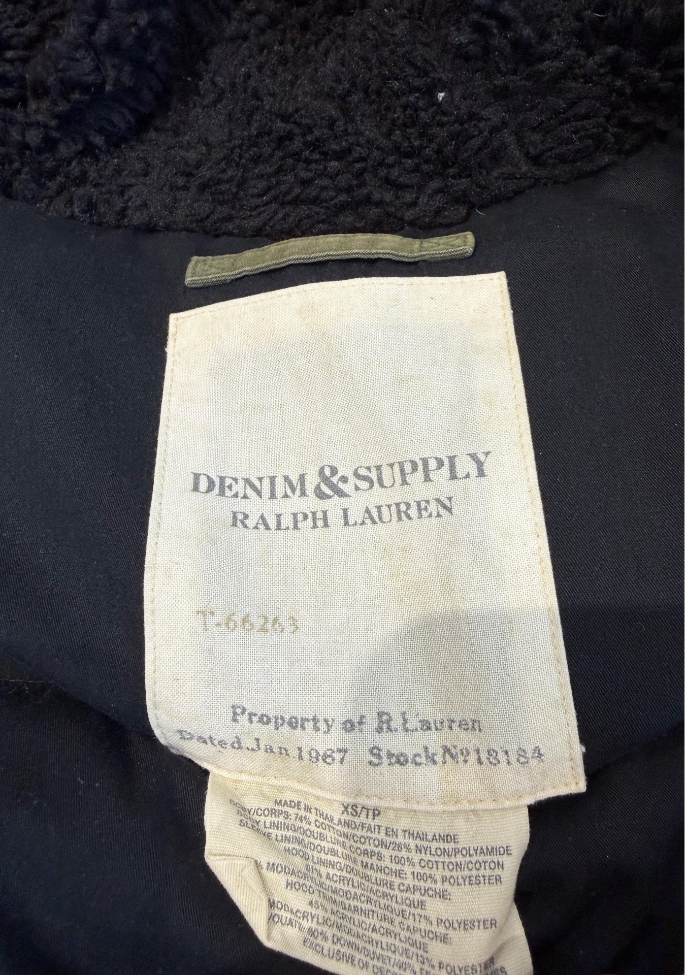 Ralph Lauren Polar Down Jacket Rare Small