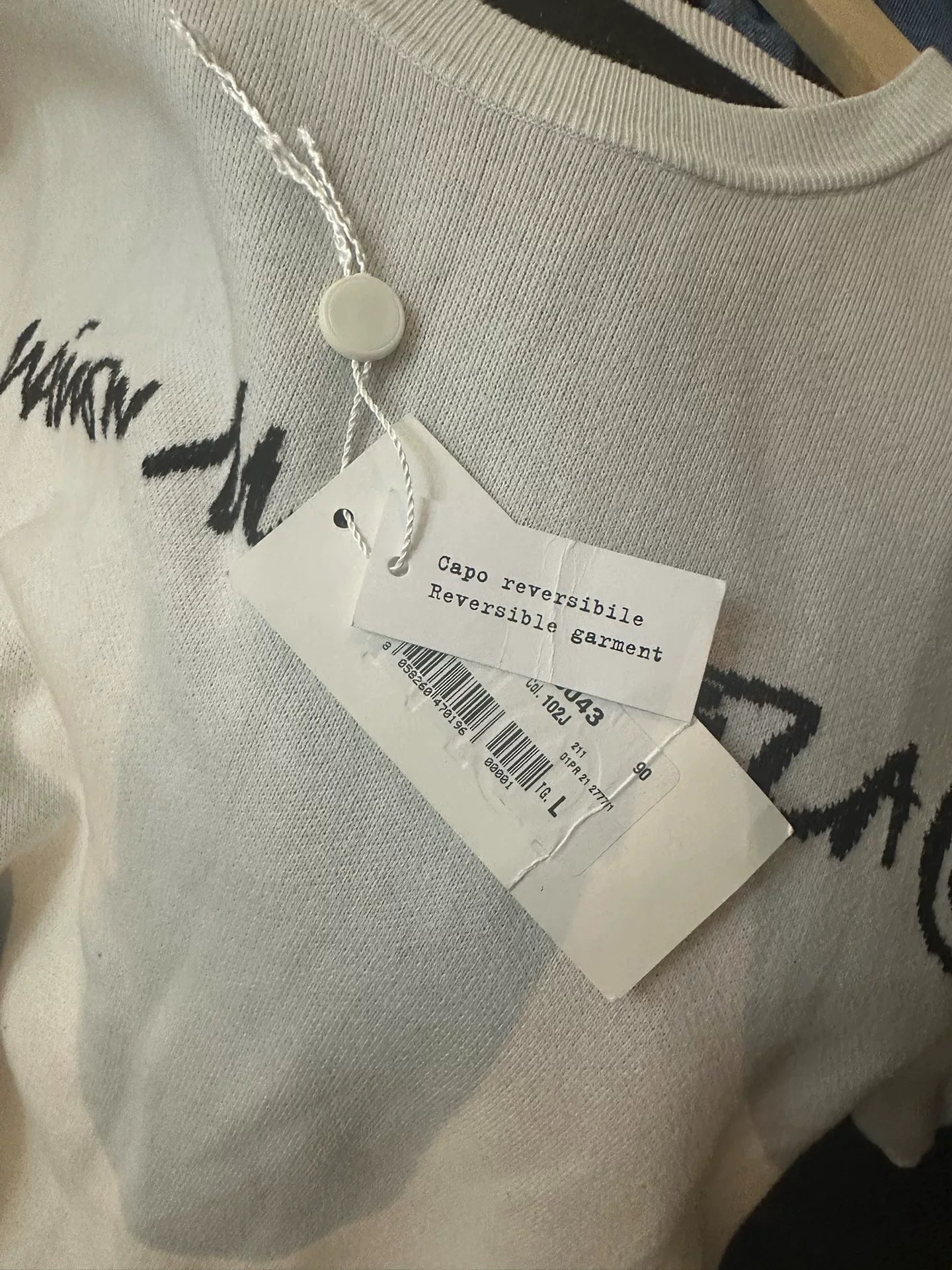 Maison Margiela MM6 Wool Short Sleeve Tee