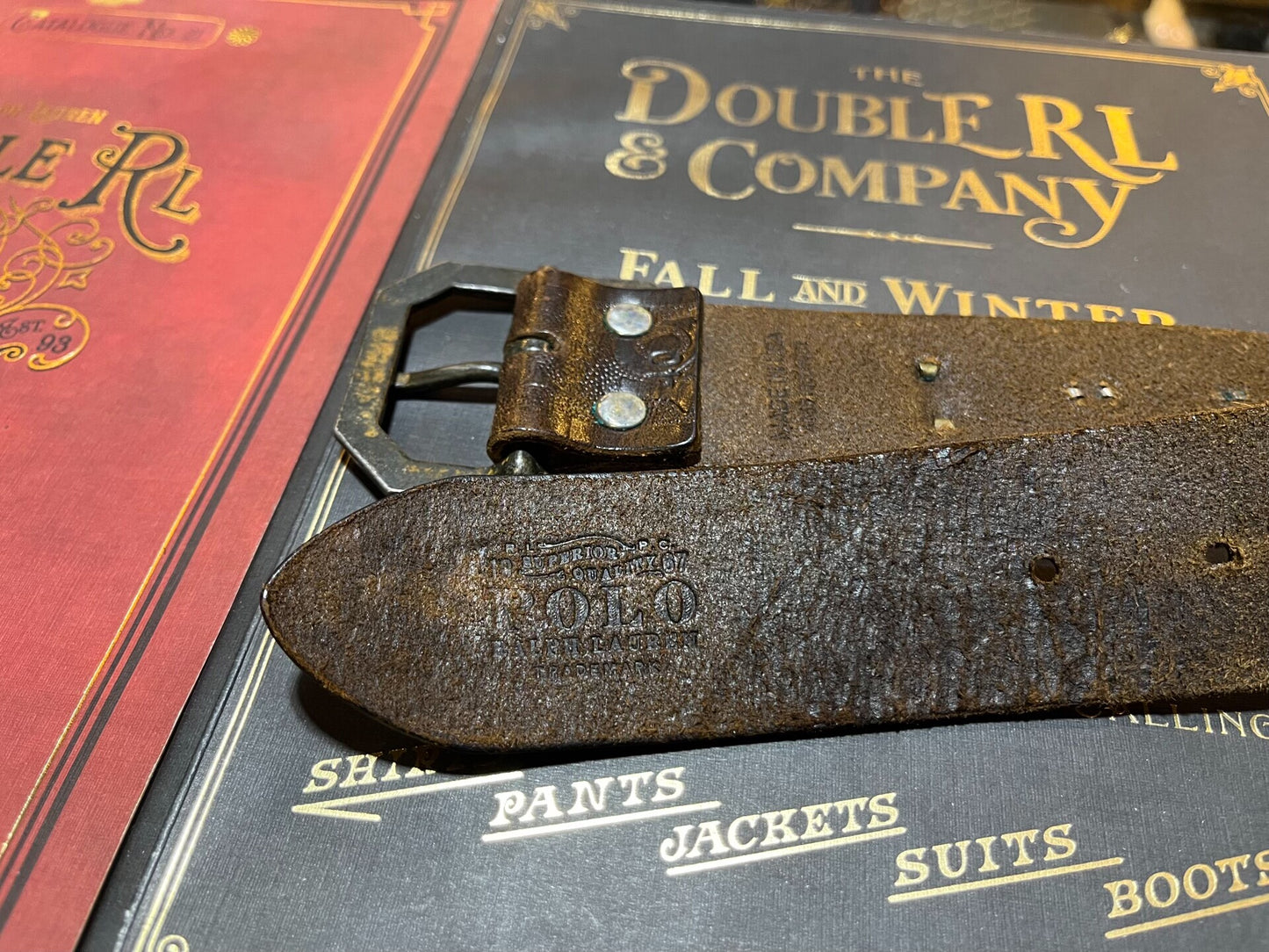 limited edition montana carved leather belt