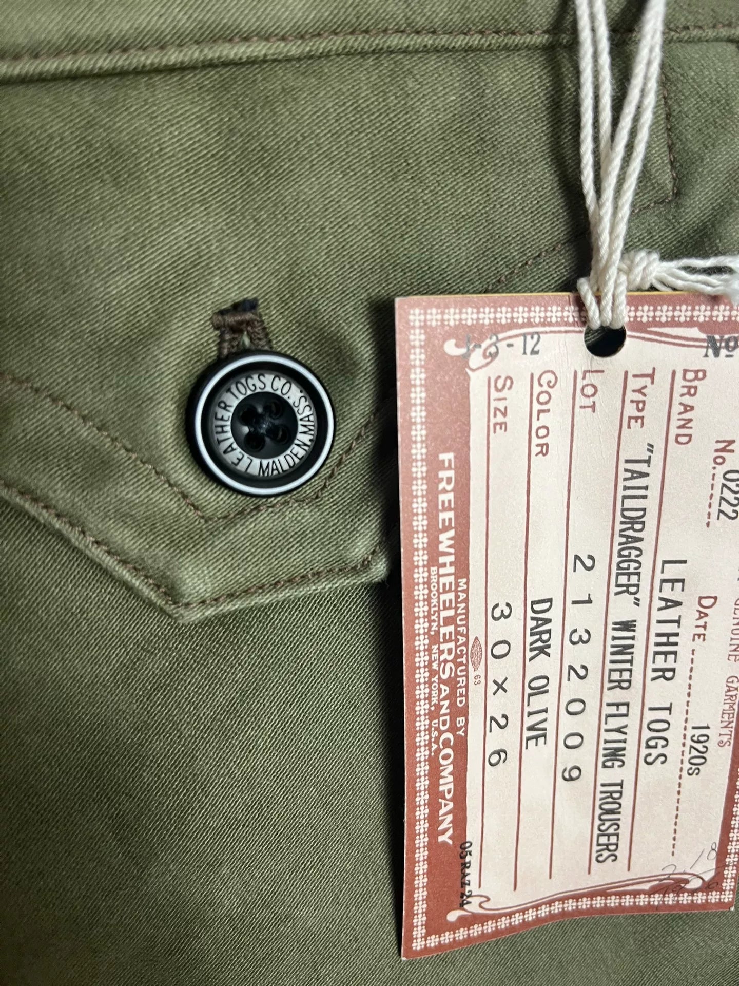 Freewheelers Taildragger Winter Flying Trousers