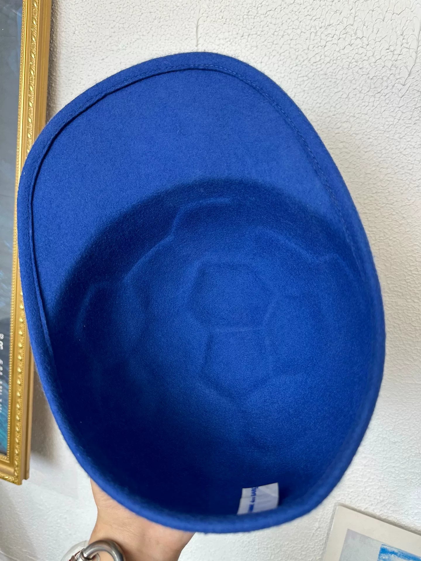 blue soccer ball cap