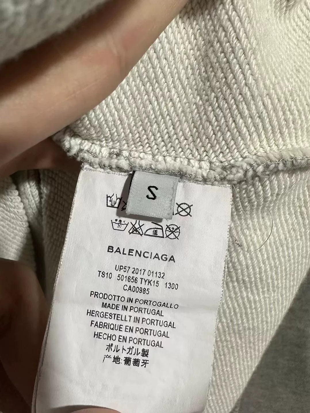 balenciaga colorful city hoodie size S