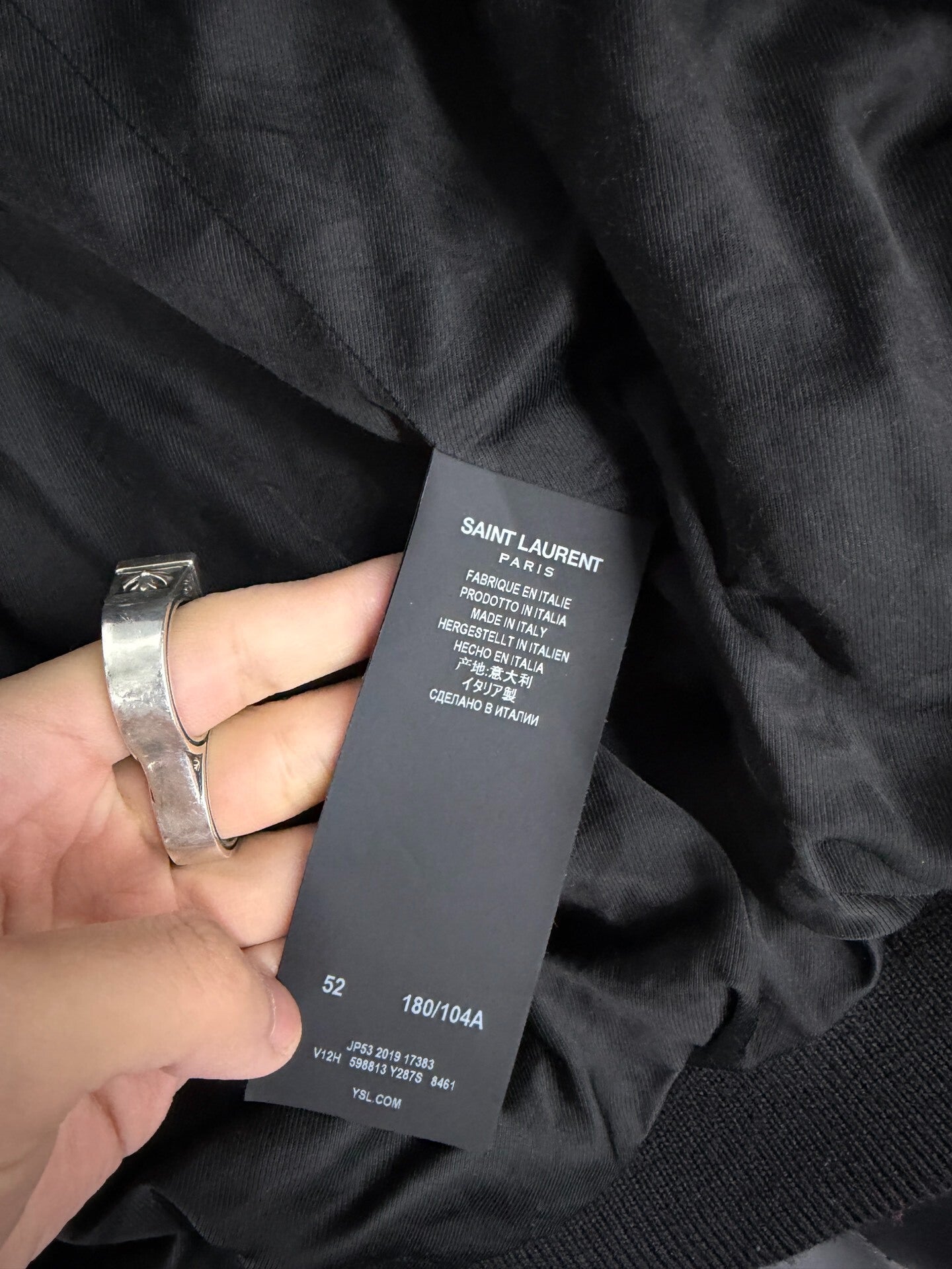 Saint Laurent Red Pilot Jacket