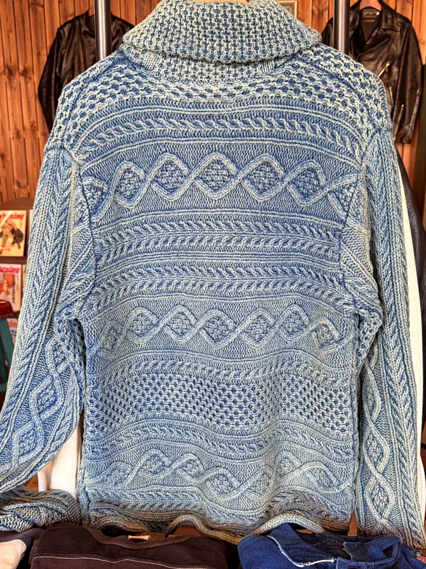 RRL Ralph Lauren Knit Sweater Coat