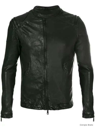 Giorgio Brato Biker Leather Jacket