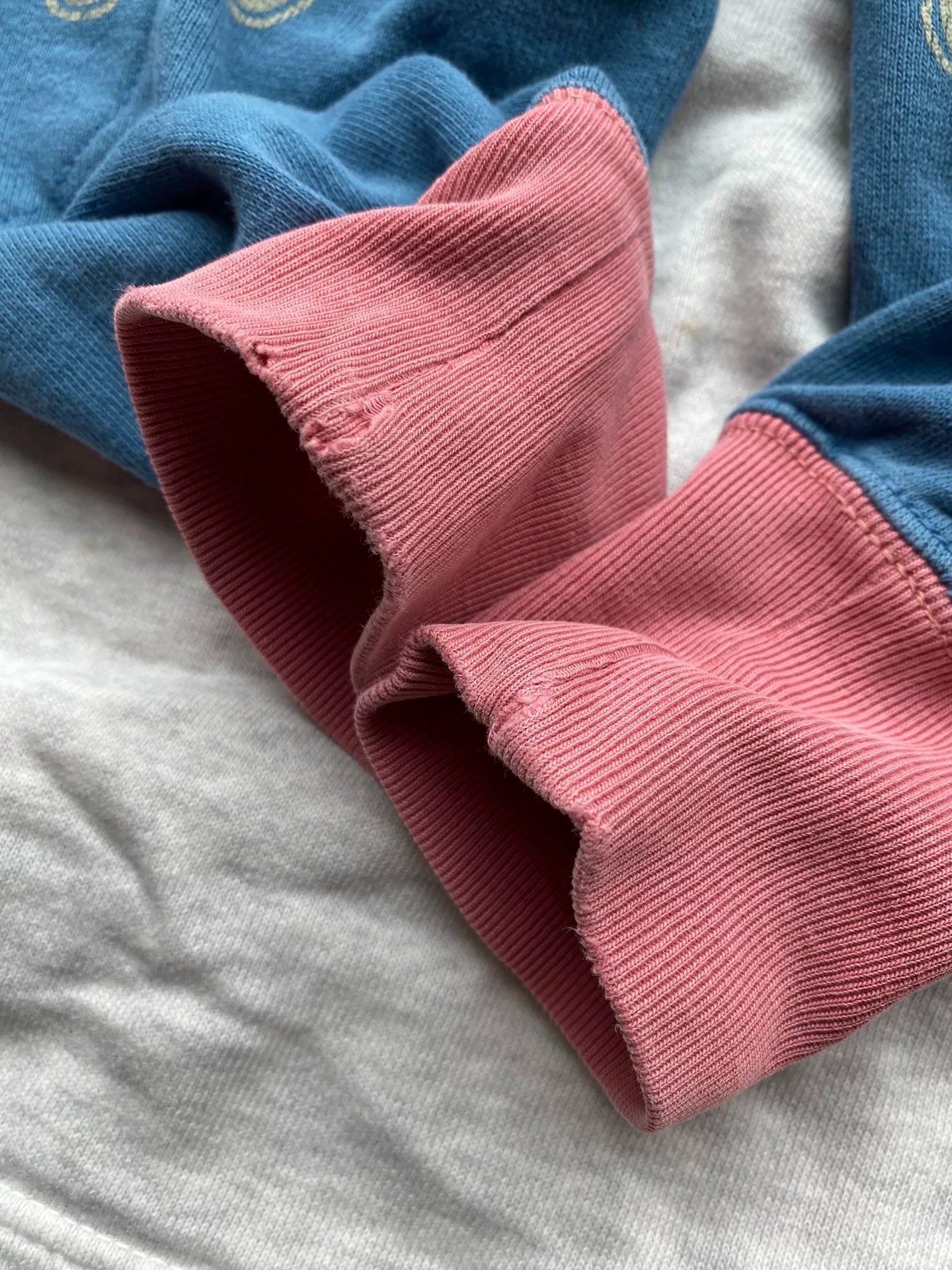 multi-colored long sleeve graphic sweatshirt