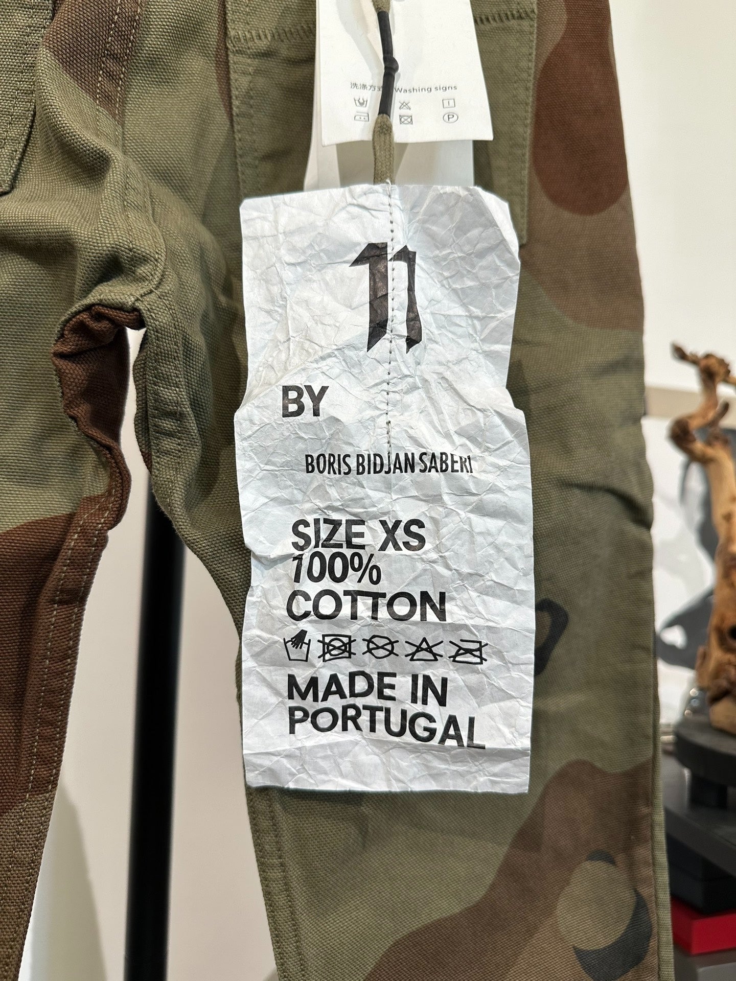 Boris Bidjan Saberi 11by BBS P1 Camo Canvas Pants