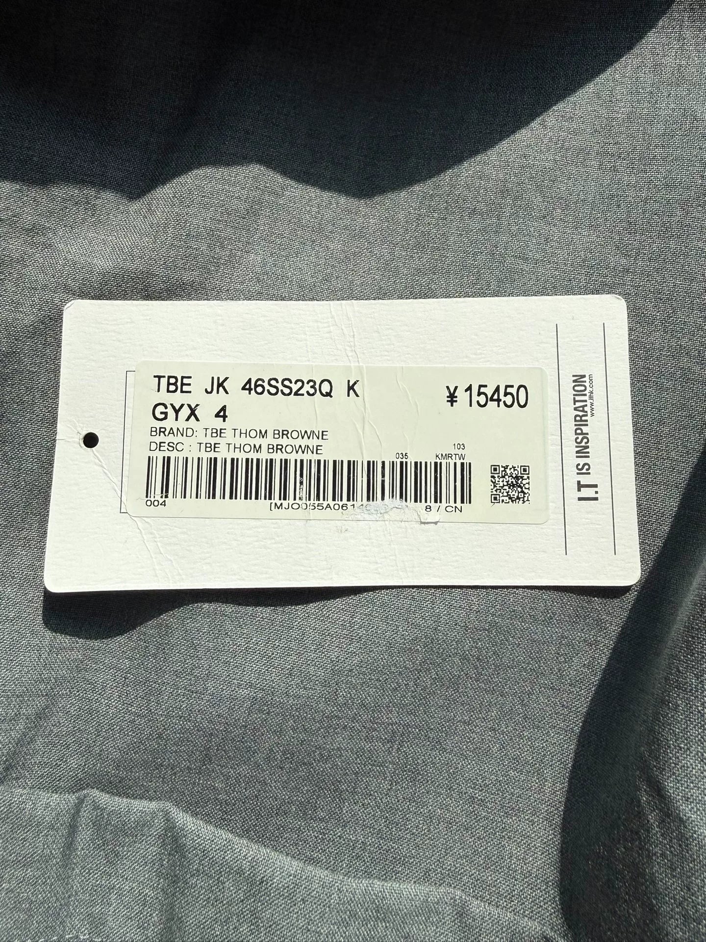 thom browne long sleeve wool shirt jacket
