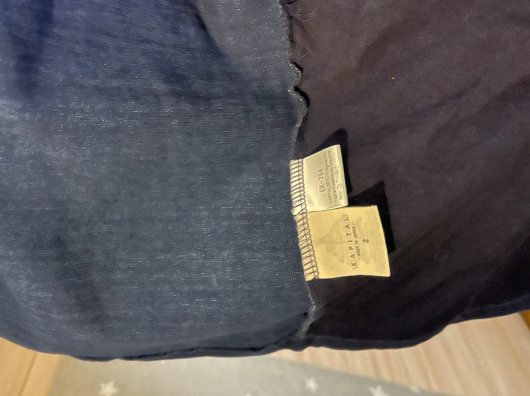 kapital bone cardigan with skeleton design