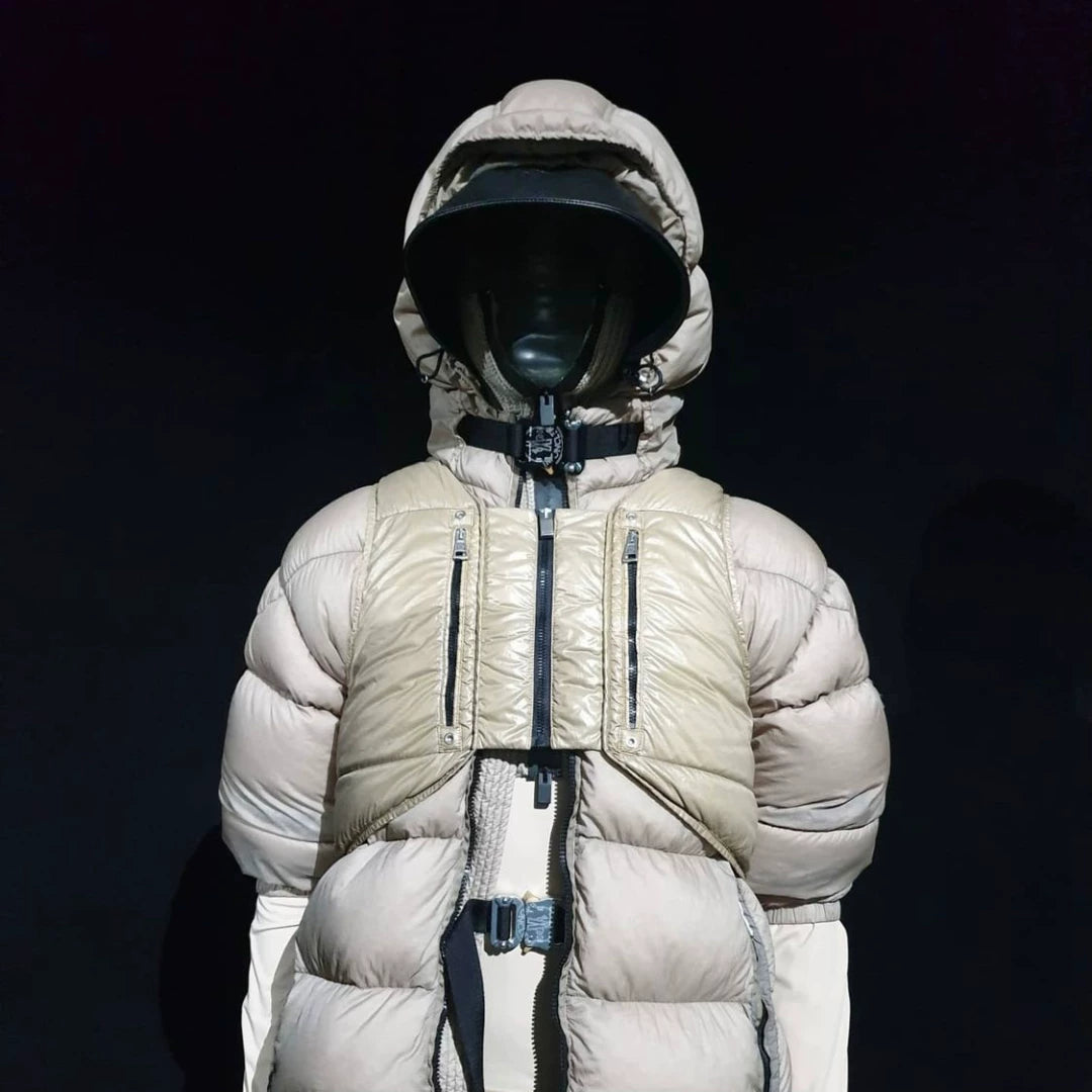 moncler alyx padded vest with backpack