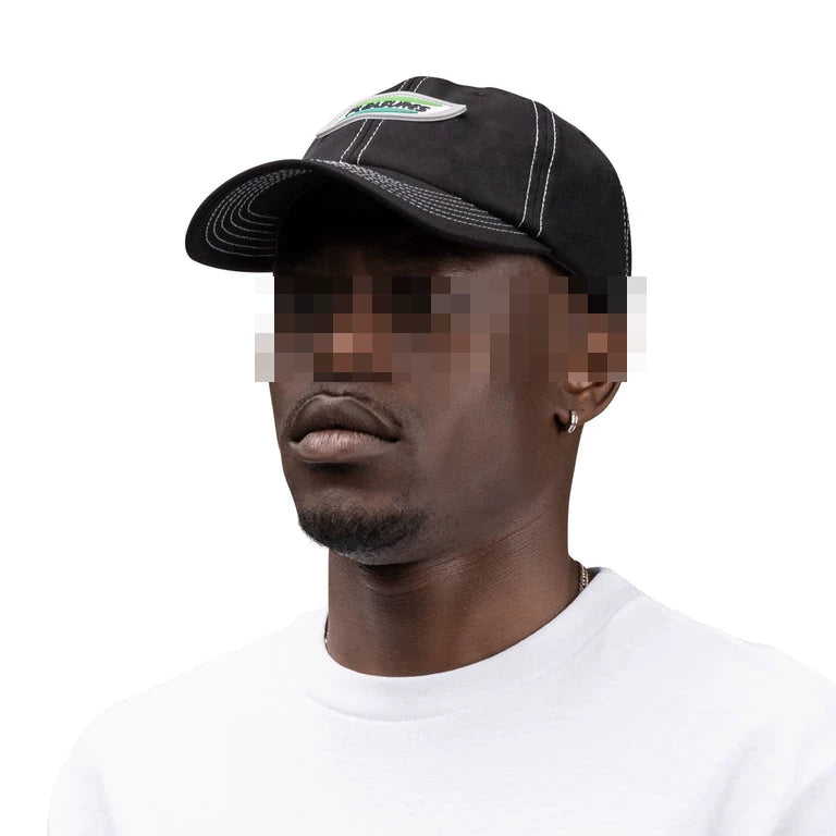 pleasures nylon baseball cap with logo