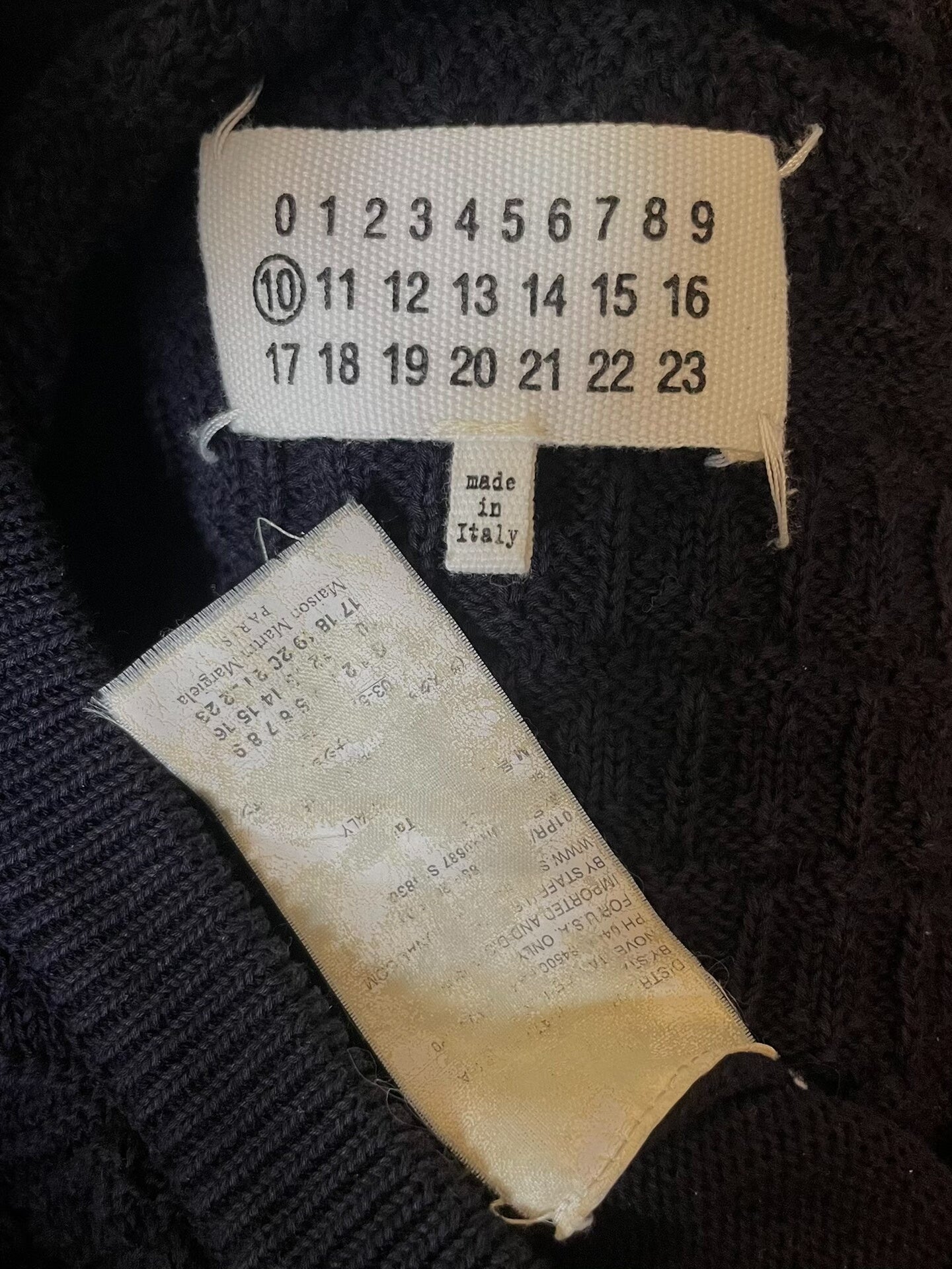 Maison Martin Margiela V-Neck Knitted Sweater