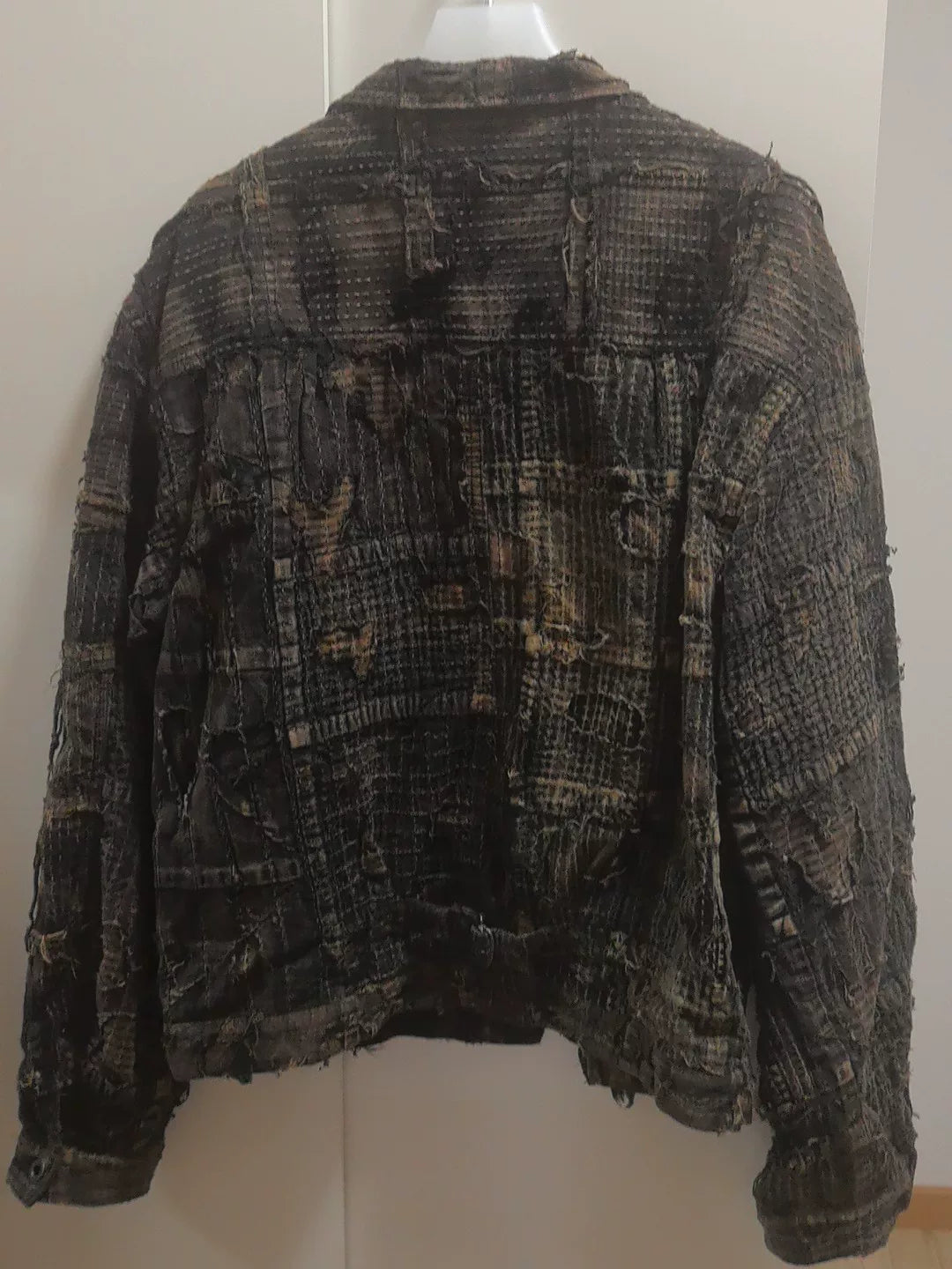 Kapital Black Denim Jacket with Classic Buttons