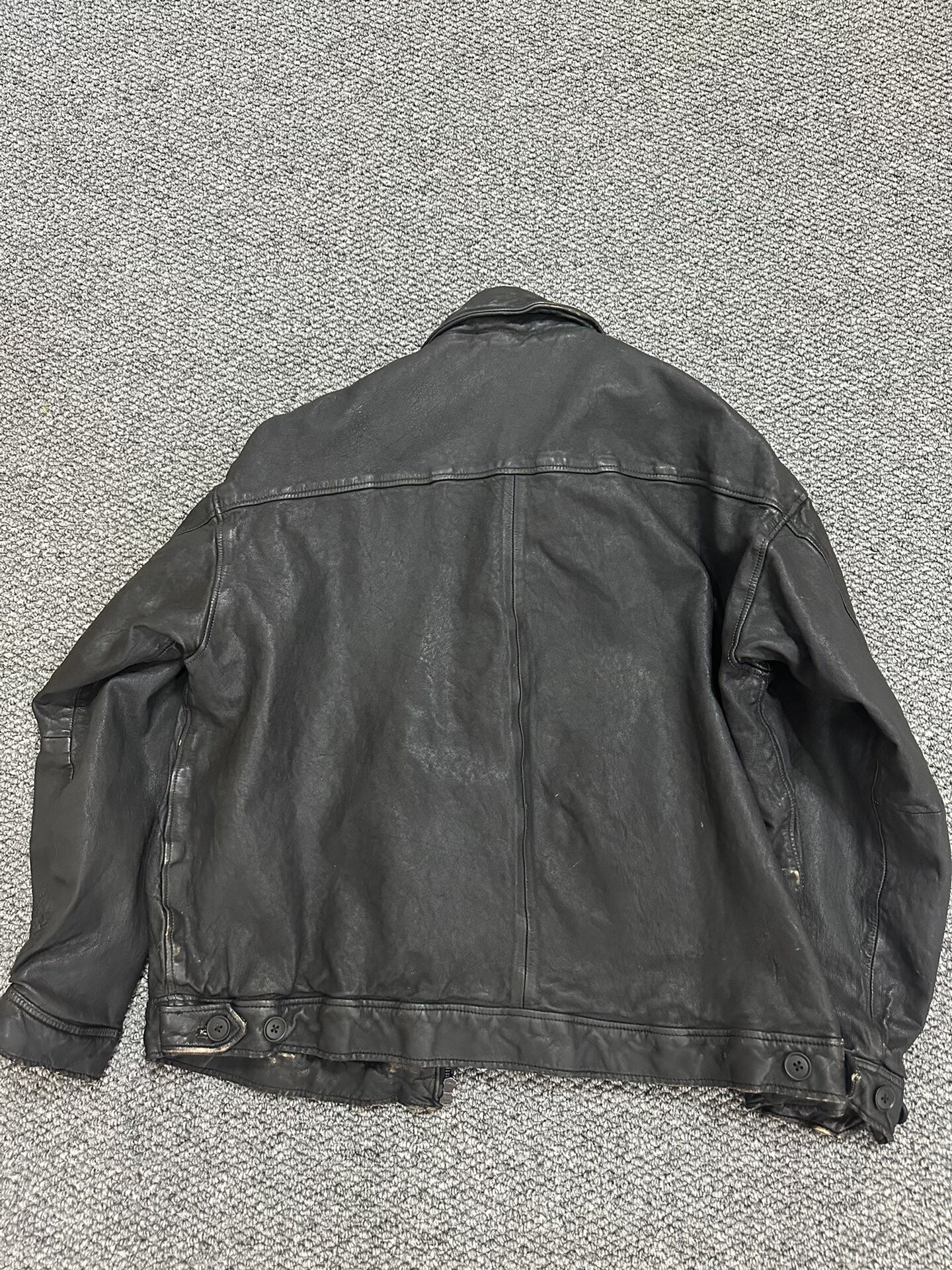 used zip leather jacket in good condition