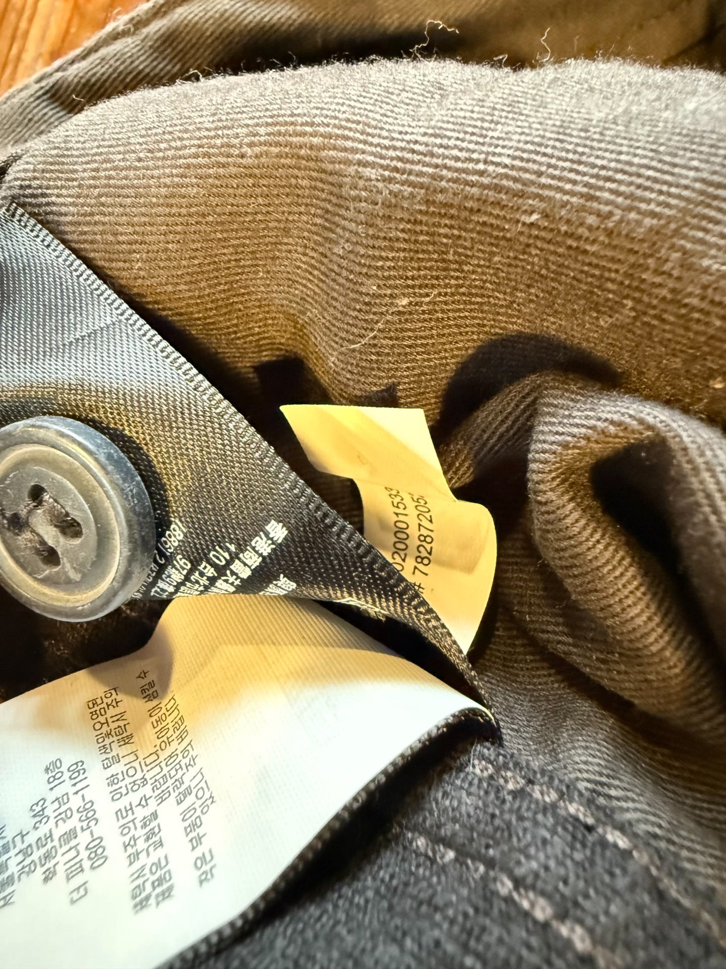 RRL Black Corduroy Work Pants 32×30