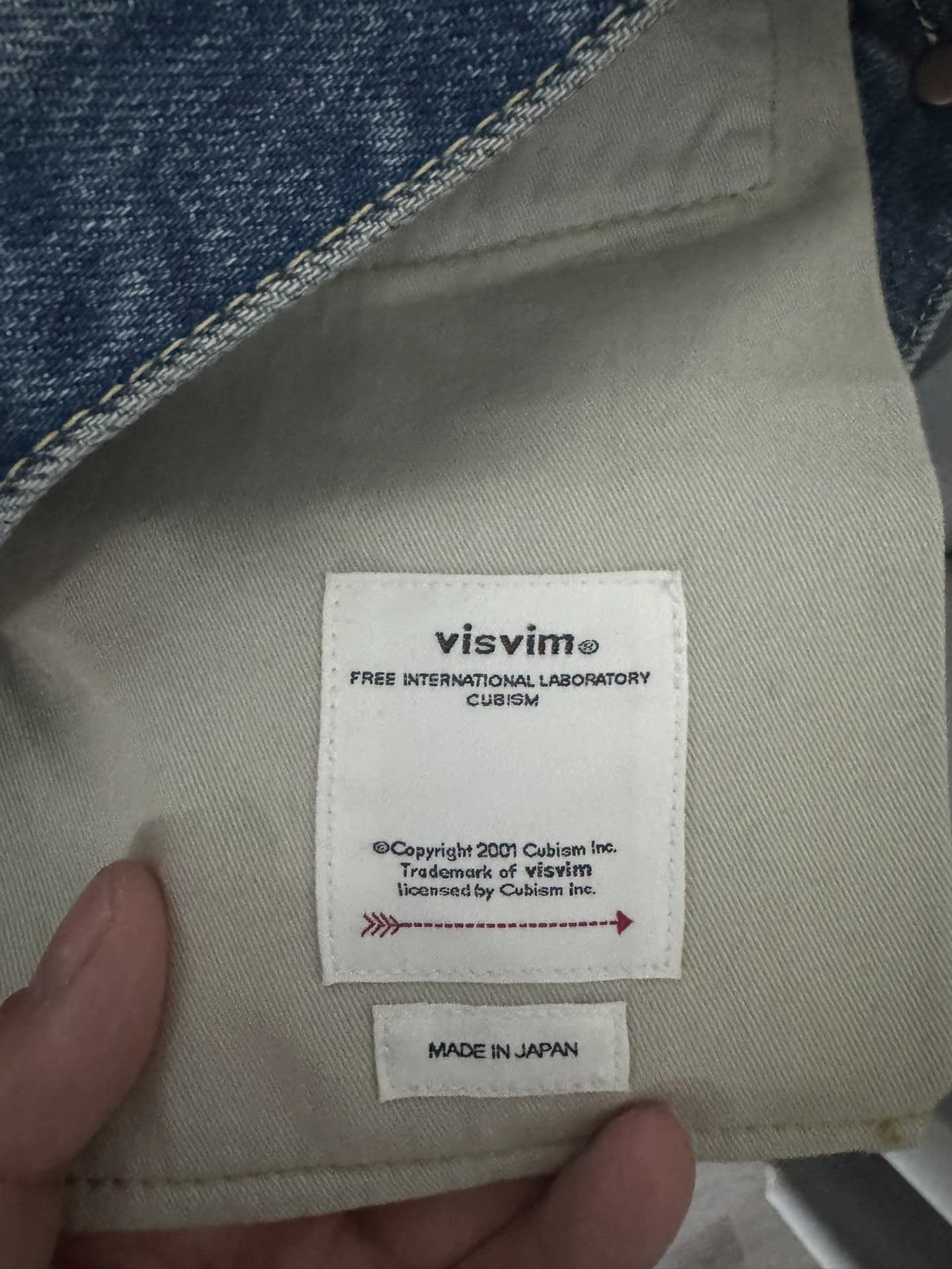 visvim journeyman crash jeans 20ss