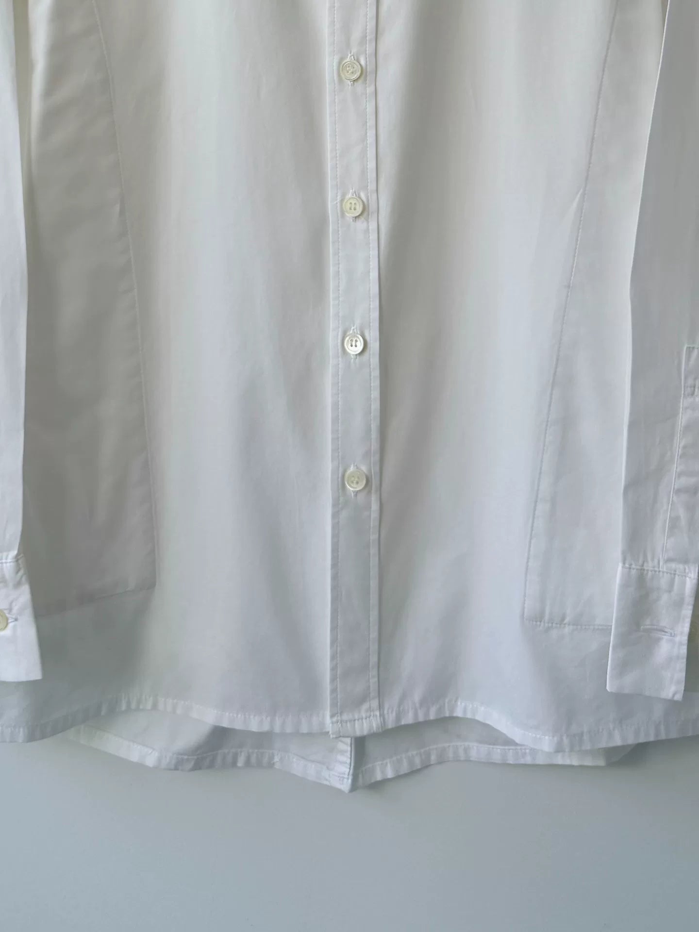 yohji yamamoto y's 90s white shirt