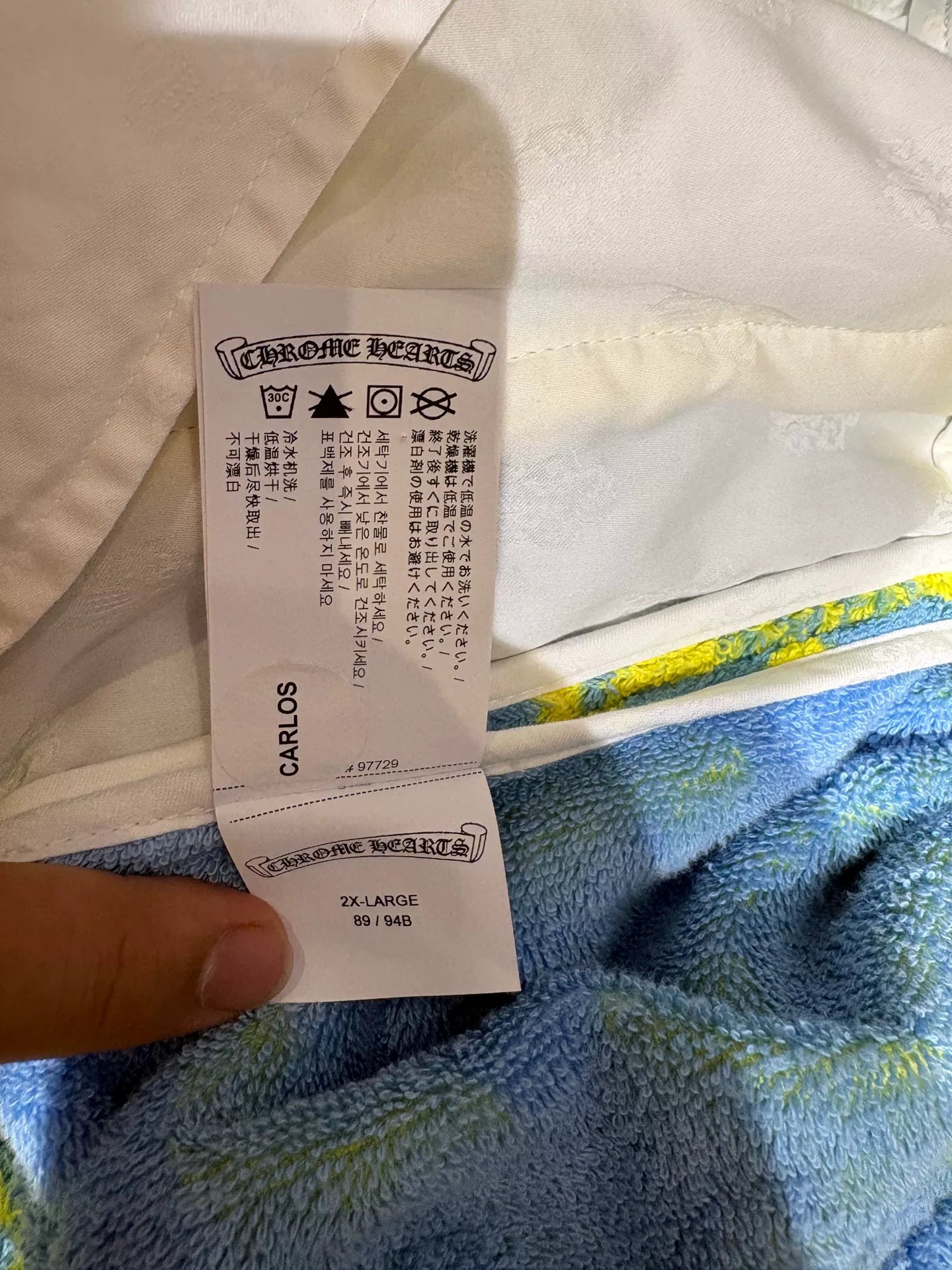 Chrome Hearts Yellow Beach Towel Shorts