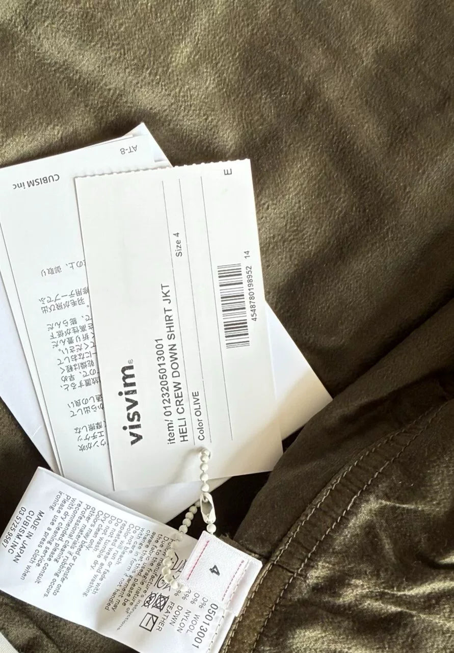 VISVIM 23AW Heli Crew Down Jacket