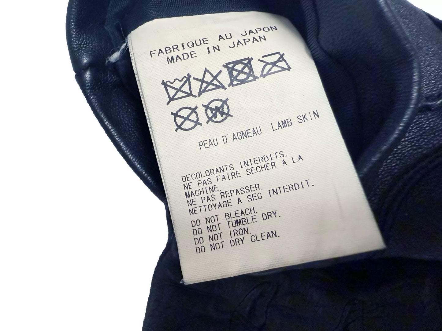 Yohji Yamamoto Pour Homme Leather Gloves