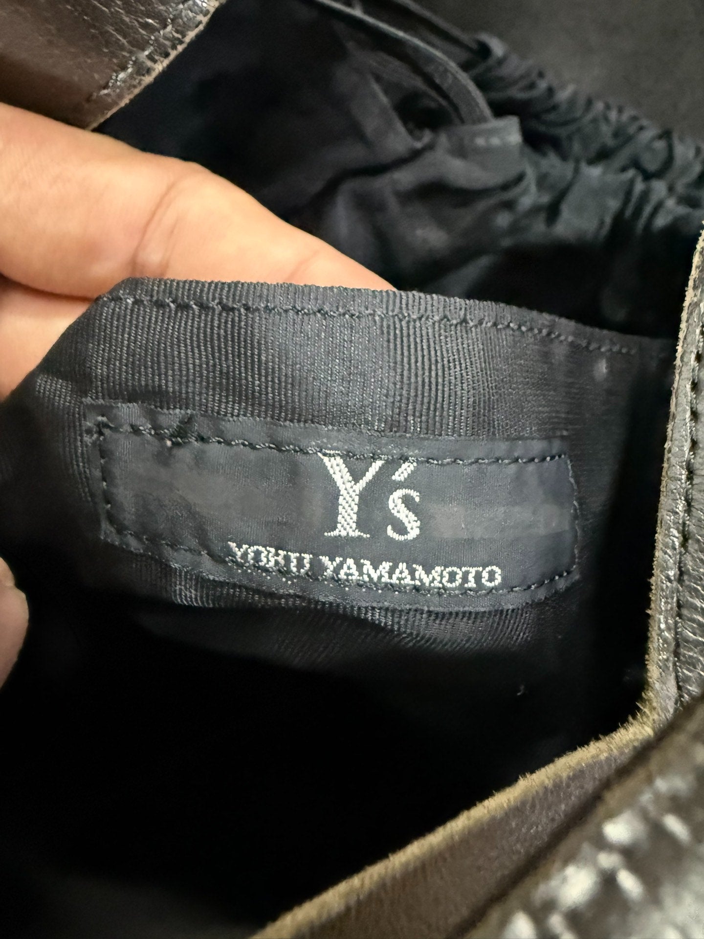 Yohji Yamamoto Y's Leather Handbag