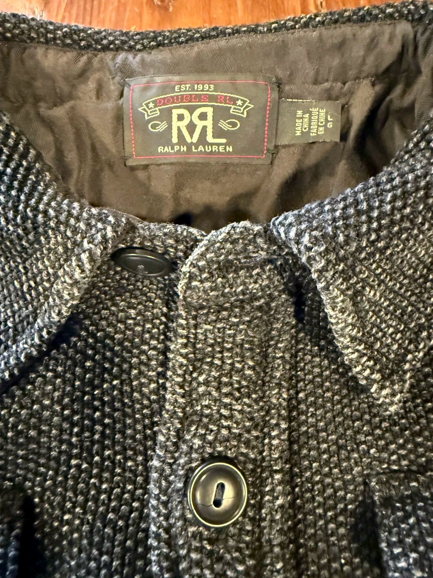 RRL Ralph Lauren Gray Tweed Jacket L