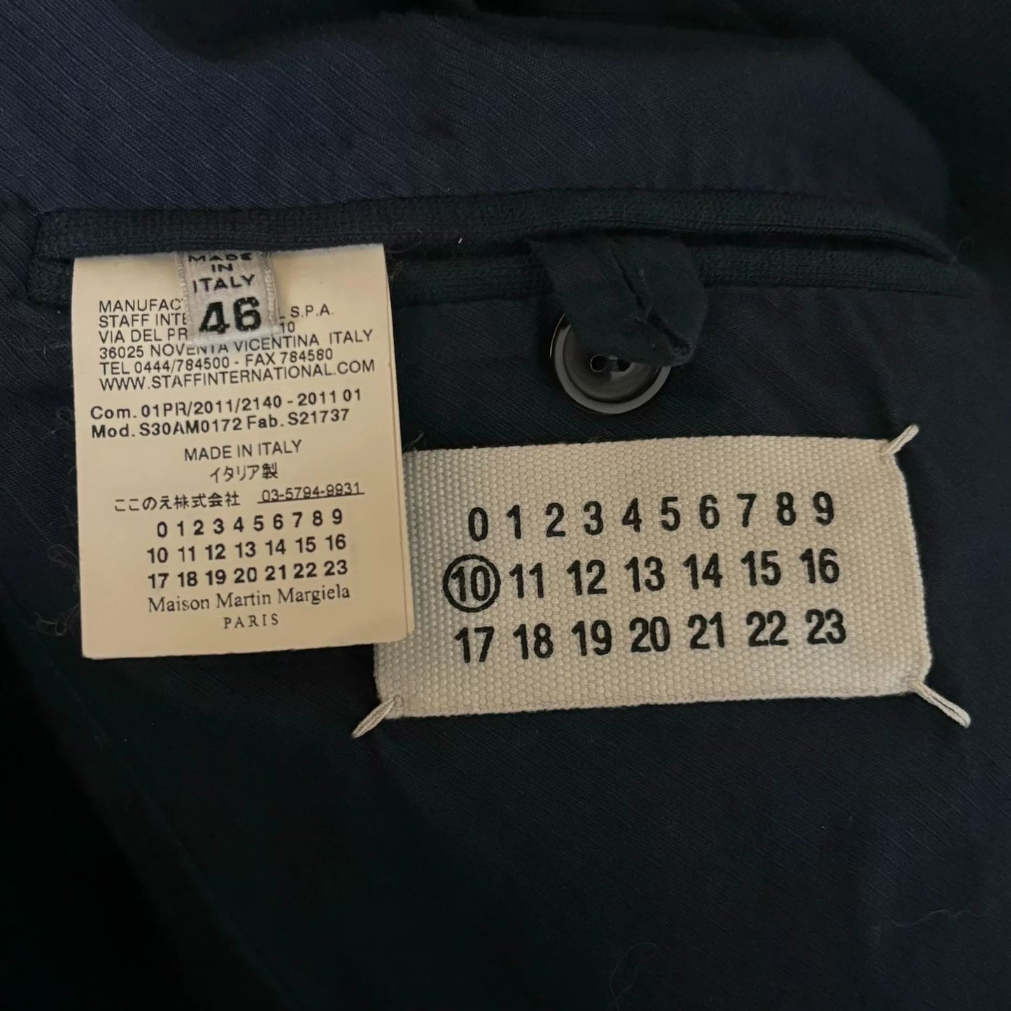 Maison Martin Margiela 2011 Zipper Jacket