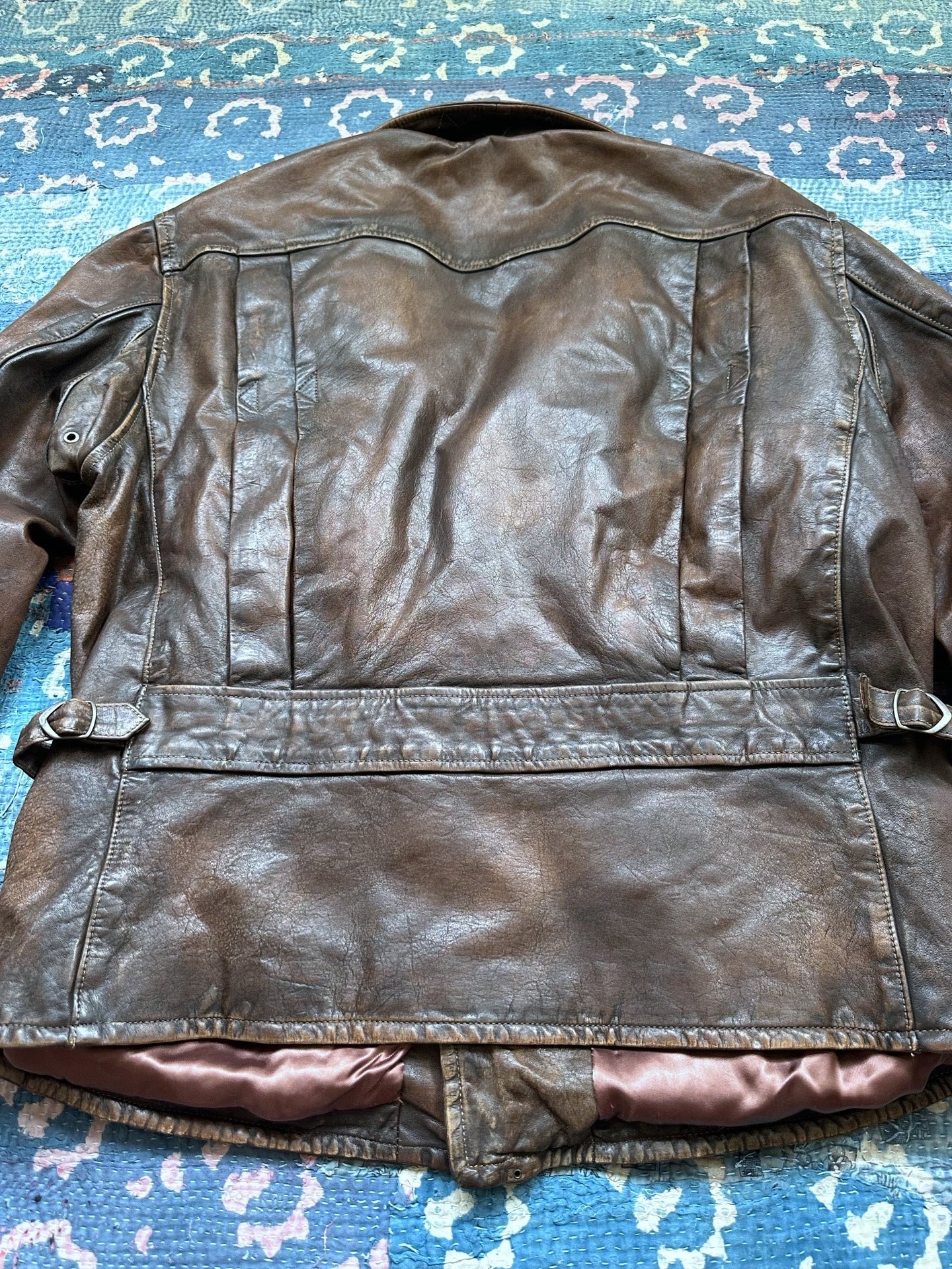 Polo Ralph Lauren RRL Slant Zip Leather Jacket